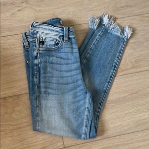 KanCan Medium Blue Cropped Jeans